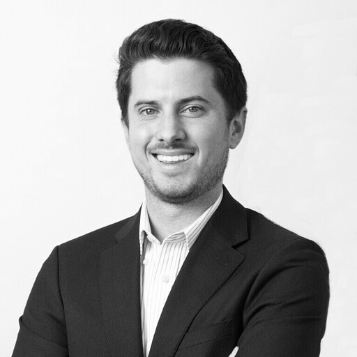 Black and white image of Austin Yusko, Customer Success Manager at Avinode Group