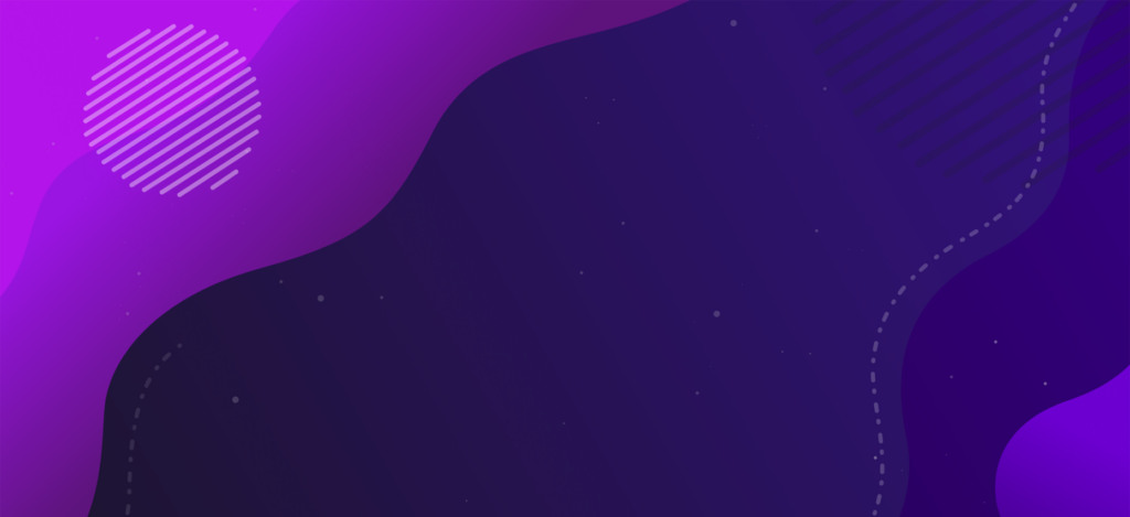 Image of a purple gradient background with a transparent dotted line and light purple corners