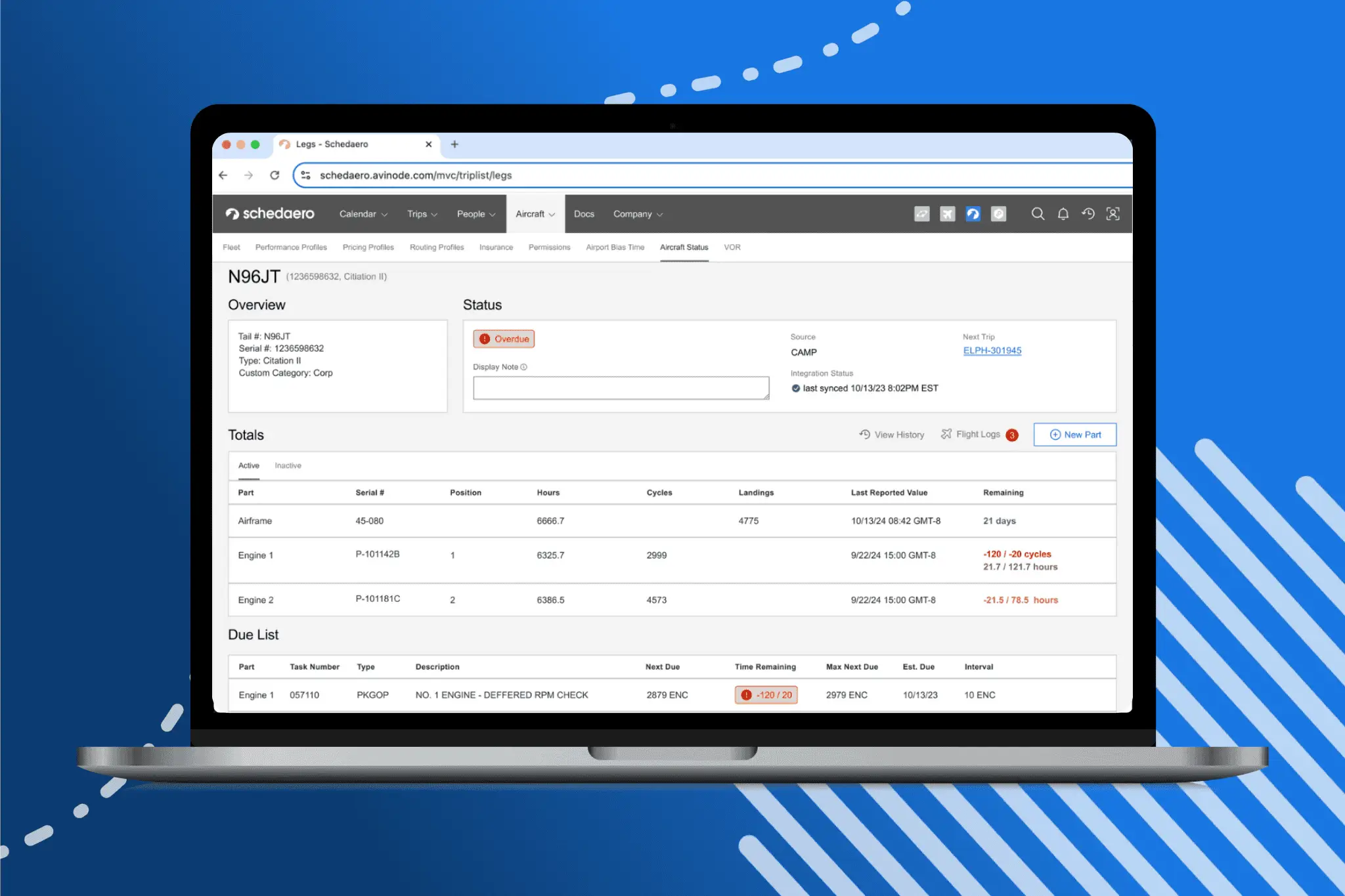Maintenance Due List improvements for CAMP customers | Avinode Group