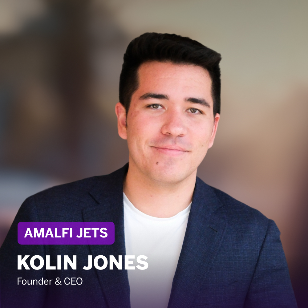 Image of Kolin Jones, Founder & CEO, Amalfi Jets